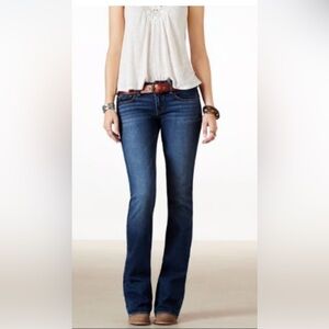 American Eagle Artist Jeans Women’s Regular 4 Blue Denim Cotton Flare Stretch